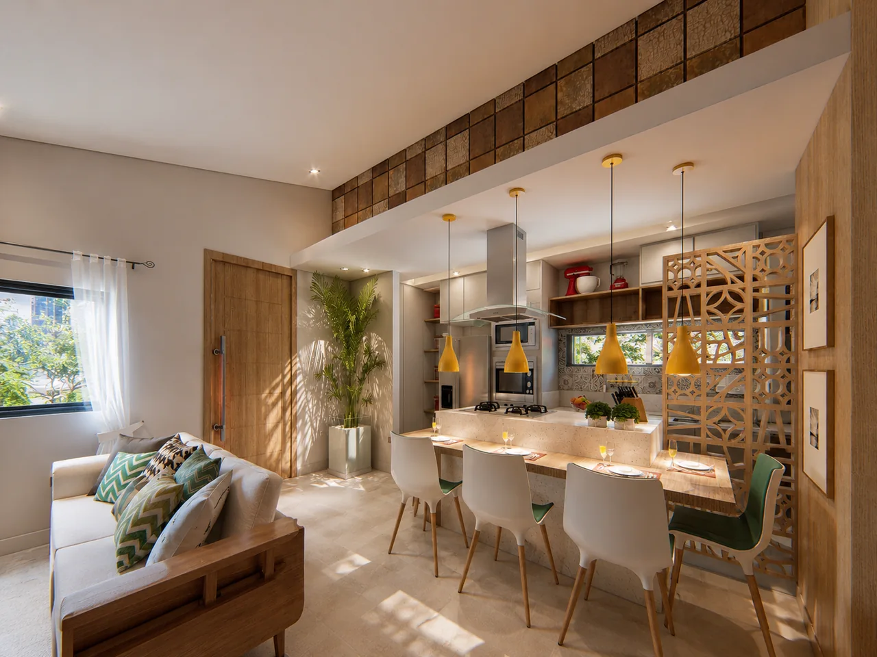 Projeto Greice — vista 2 dos ambientes e detalhes