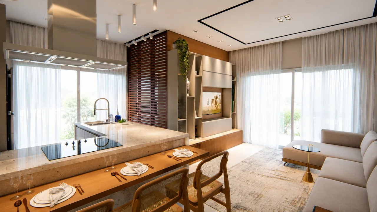 Projeto J&O — vista 4 dos ambientes e detalhes