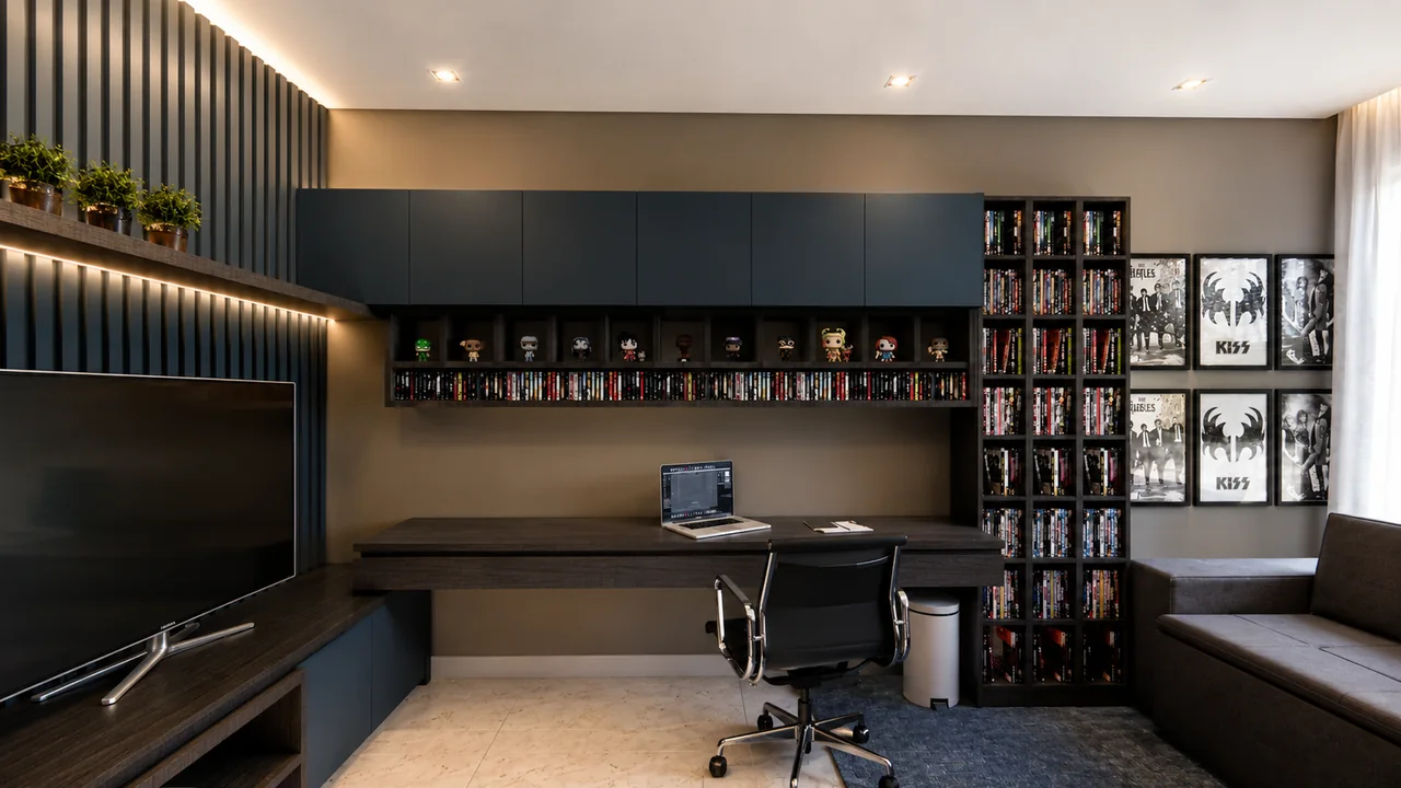 Projeto Prelúdio — vista 2 dos ambientes e detalhes