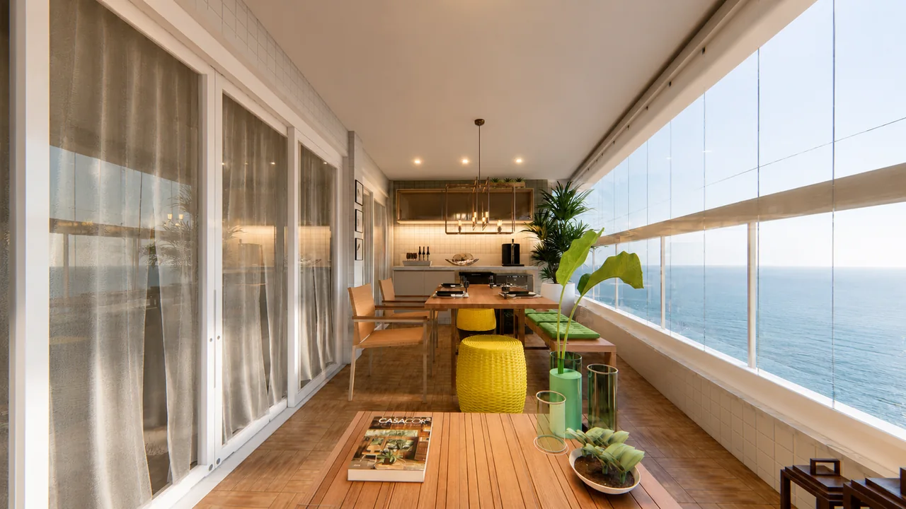 Projeto Varanda Gourmet — vista 5 dos ambientes e detalhes