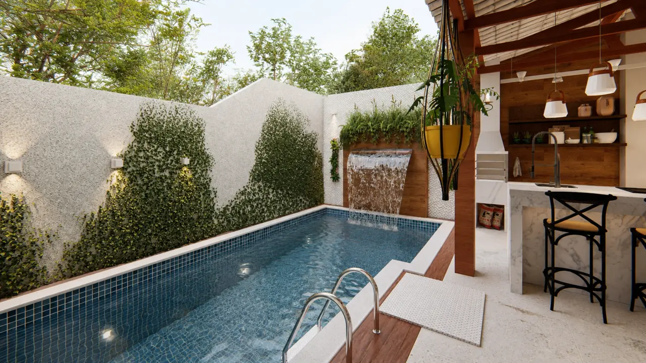 Projeto Varjão — vista 2 dos ambientes e detalhes